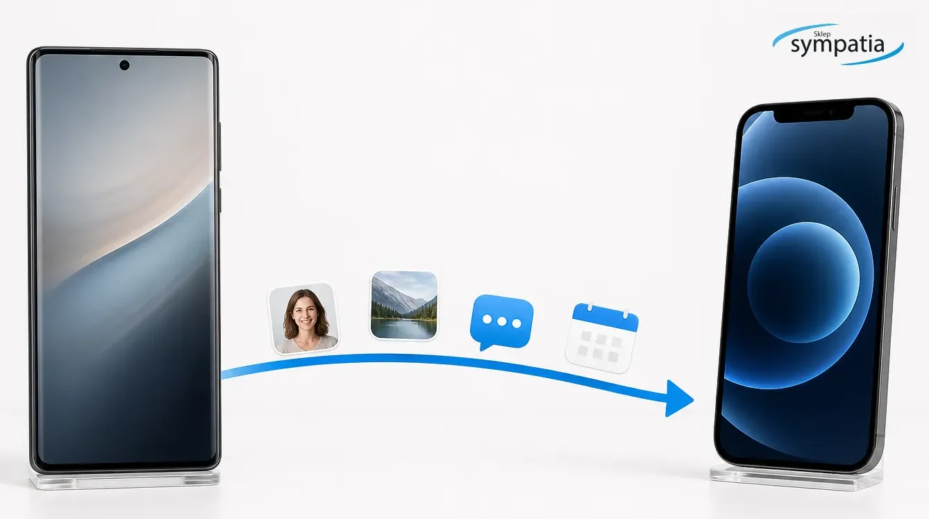 Przenoszenie kontaktów, zdjęć i wiadomości z telefonu z Androidem na iPhone'a